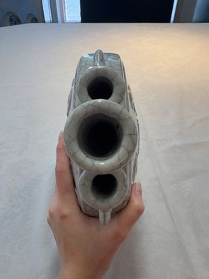 A Chinese Ge-type moonflask, Yongzheng mark, 19/20th C. — foto 5