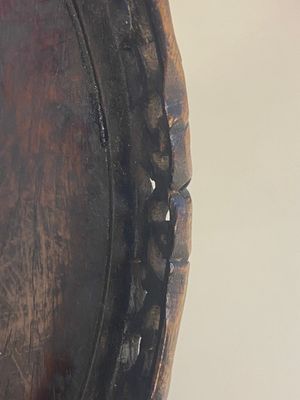 A Chinese ge-type vase on wooden stand, 19/20th C. — photo 15