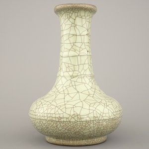 A Chinese ge ware bottle vase, 18th century — 照片 4
