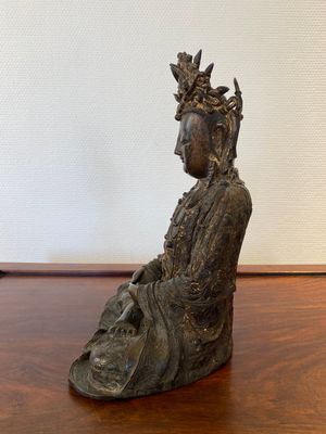 A Chinese gilt bronze Buddha, Ming — 照片 2