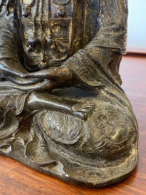 A Chinese gilt bronze Buddha, Ming — 照片 7
