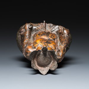 A Chinese gilt bronze crowned Buddha, Ming — photo 7