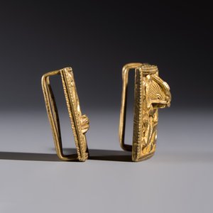 A Chinese gilt-bronze 'Dragon' belt buckle, 19th C. — 照片 5