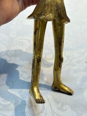 A Chinese gilt bronze figure of a birdman, probably Han — photo 8