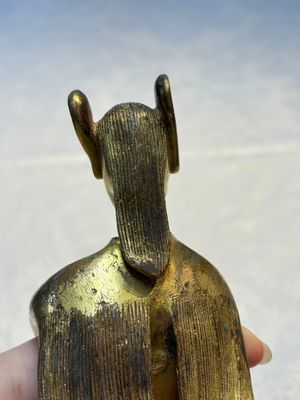 A Chinese gilt bronze figure of a birdman, probably Han — photo 9