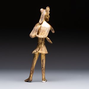 A Chinese gilt bronze figure of a birdman, probably Han — photo 5