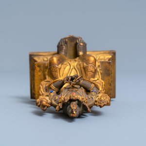 A Chinese gilt bronze figure of Buddha, 18/19th C. — photo 5