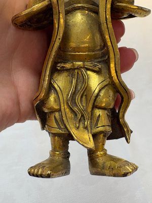 A Chinese gilt-bronze figure of Sudhana, 16/17th C. — 照片 8