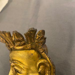 A Chinese gilt bronze figure of the seated Buddha, Ming — 照片 20