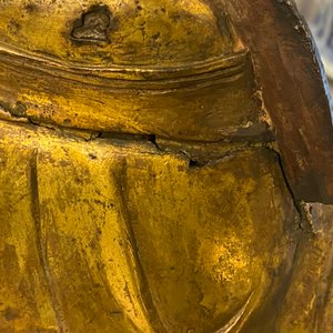 A Chinese gilt bronze figure of the seated Buddha, Ming — 照片 35