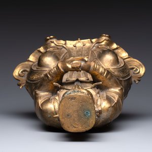 A Chinese gilt-bronze figure of Wenchang Wang, possibly Ming — 照片 6