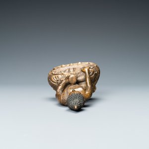 A Chinese gilt bronze 'Medicine Buddha' figure, 17/18th C. — 照片 6