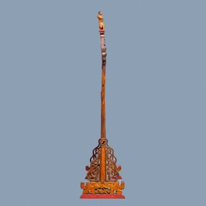 A Chinese gilt carved wood screen for the Straits or Peranakan market, 19th C. — 照片 5