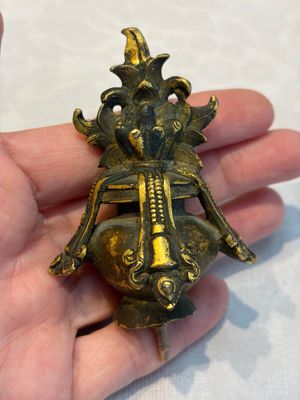 A Chinese gilt-copper stupa, Qing — photo 4