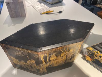 A Chinese gilt lacquer altar piece or 'chanab' for the Straits or Peranakan market, 19/20th C. — 照片 9