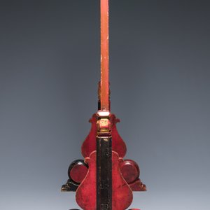 A Chinese gilt-lacquered and painted wooden table screen, Shanxi, 16/17th C. — 照片 5
