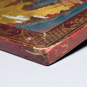 A Chinese gilt-lacquered and painted wooden table screen, Shanxi, 16/17th C. — 照片 8