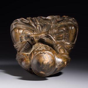 A Chinese gilt-lacquered wooden seated Bodhisattva, Ming — foto 6