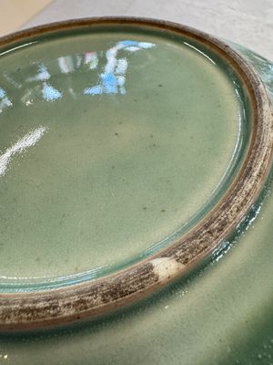 A Chinese green-glazed brush washer, 18th C. — photo 14