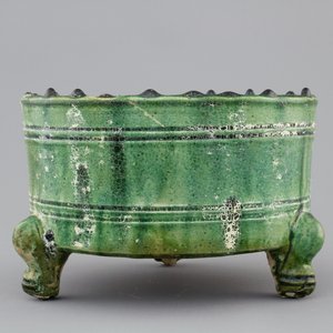 A Chinese green-glazed censer, Han Dynasty (206 BC-220 AC) — 照片 1