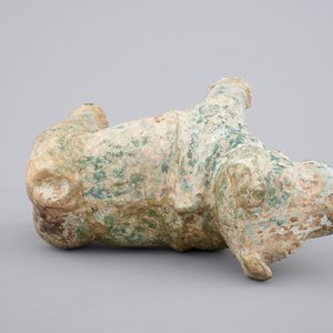 A Chinese green glazed pottery figure of a dog, presumably Han Dynasty — 照片 6
