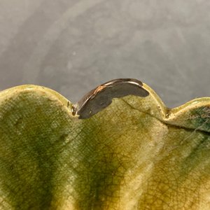 A Chinese green-glazed tripod 'narcissus' bowl, prob. Song — 照片 13