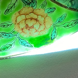 A Chinese green-ground famille rose bowl and cover, Daoguang mark and of the period — 照片 7