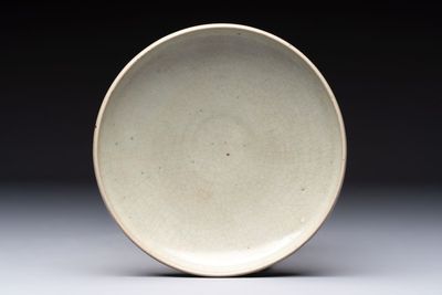 A Chinese green 'Jun' plate, Jin