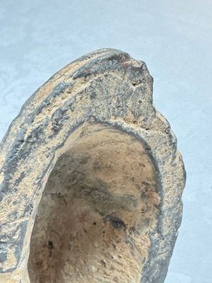 A Chinese grey pottery model of a reclining dog, Han — photo 13