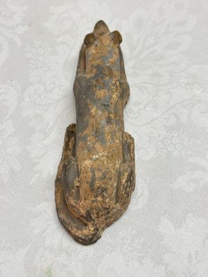 A Chinese grey pottery model of a reclining dog, Han — photo 6