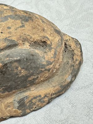 A Chinese grey pottery model of a reclining dog, Han — photo 8