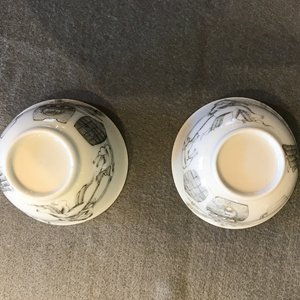 A Chinese grisaille 15-piece tea service with 'brothel' design, Yongzheng/Qianlong — photo 28