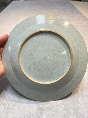 A Chinese grisaille and gilt-decorated 'Nativity' plate, Qianlong — photo 8