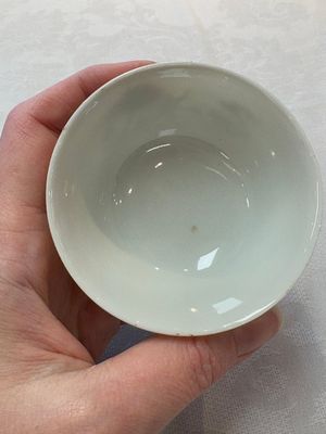 A Chinese grisaille 'Hoorn, Aspen and Valkenburg' cup and saucer, Qianlong — photo 5