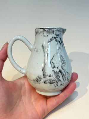 A Chinese grisaille semi-erotic 'La Nourriture' nine-piece tea service, Qianlong — foto 12