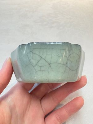 A Chinese guan-type flower-shaped brush washer, Song or later — 照片 4