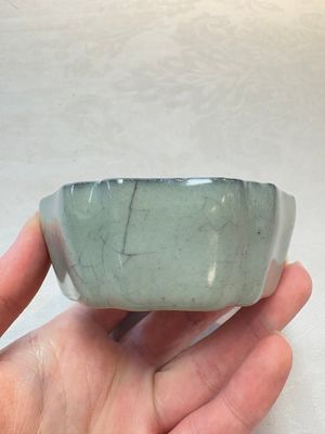 A Chinese guan-type flower-shaped brush washer, Song or later — 照片 6
