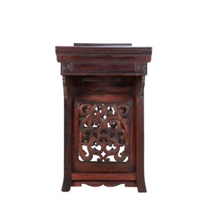 A Chinese hardwood recessed-leg altar table, 'qiaotouan', 19/20th C. — photo 10