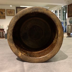 A Chinese huanghuali wood brush pot, 18/19th C. — 照片 17