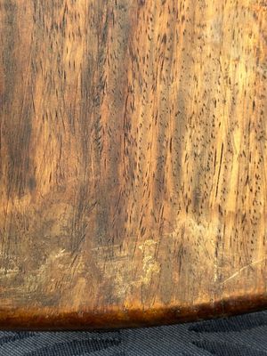 A Chinese Huanghuali wood coffin-shaped offering box and cover with mountainous landscape design, 17/18th C. — photo 18