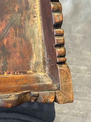 A Chinese Huanghuali wood coffin-shaped offering box and cover with mountainous landscape design, 17/18th C. — photo 33