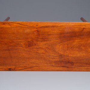 A Chinese huanghuali wooden two-drawer recessed-leg table, 19/20th C. — 照片 13