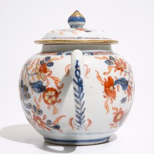 A Chinese Imari and gilt teapot and cover, Qianlong — 照片 4