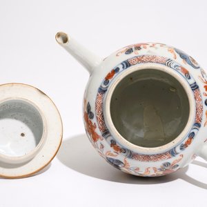 A Chinese Imari and gilt teapot and cover, Qianlong — 照片 5