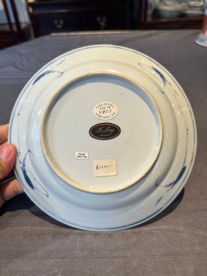 A Chinese Imari-style armorial plate with an alliance coat of arms, Kangxi — 照片 8