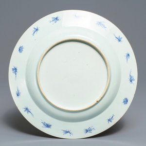 A Chinese Imari-style dish after Cornelis Pronk: “Dames au Parasol", Qianlong, ca. 1736-1738 — 照片 2