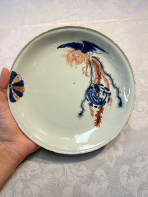A Chinese Imari-style 'Dragon and Phoenix' plate, Kangxi — photo 1