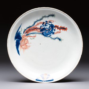A Chinese Imari-style 'Dragon and Phoenix' plate, Kangxi — photo 1