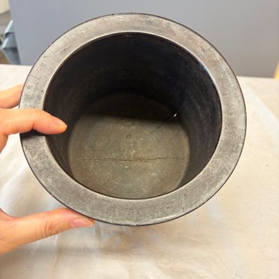 A Chinese incised hongmu brush pot — photo 13