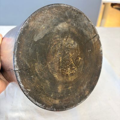 A Chinese incised hongmu brush pot — photo 15